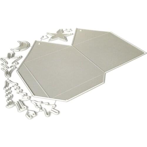 Tree Moon Star Metal Cutting Dies Stencil Scrapbooking DIY Album Stamp Embossing T3LE