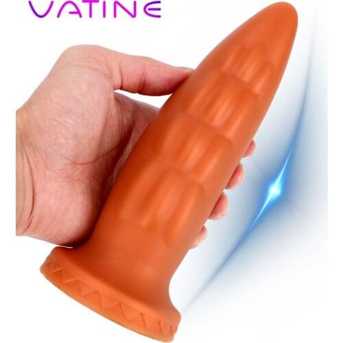 VATINE Prostate Massager Extra Big Anal Plug Sex Toys For Women Men Anus Expansion Anus Dilator Huge Smooth Butt Plug Silicone