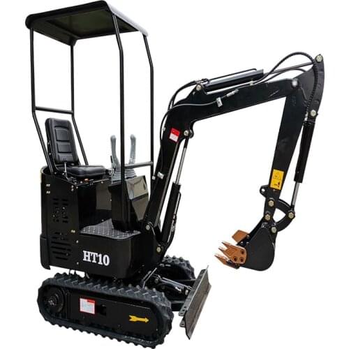 1 Ton mini digger HT10 crawler 1 ton mini digger excavator machine for sale