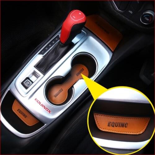 A Little Change Auto Car Anti Slip Gate Slot Pad Mat Non-slip Door Groove Mats for 2016-2018 Chevrolet Chevy Equinox Accessories