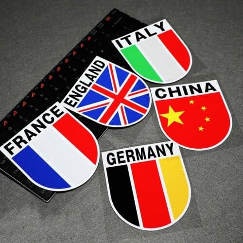 NO.S300 GalonDeco MOTO GP Sticker Motorcycle Trunk Sticker Decals National Flag Reflective Sticker Car Door Waist Line Rear Win