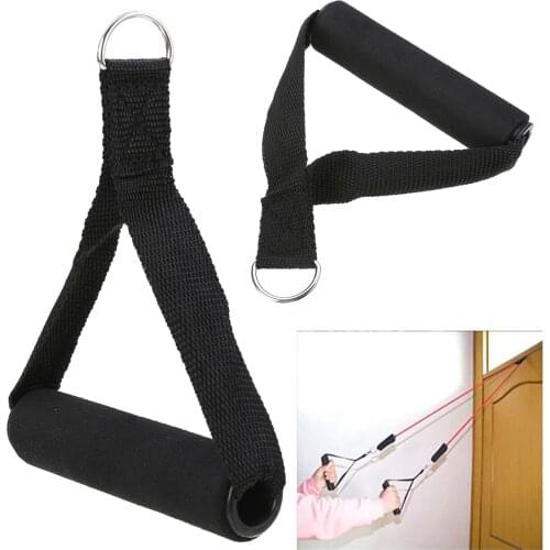 Mayitr Nylon Fitness Accessory Tricep Rope Handle Cable Crossover Gym Machine Attachment Resistance For Fitness Body Building