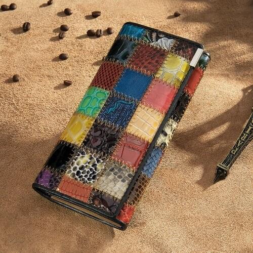 New Lady Purse Fashion Pastel Leather Long Lady Multi-function Zipper High-capacity Hand Purse Handbag