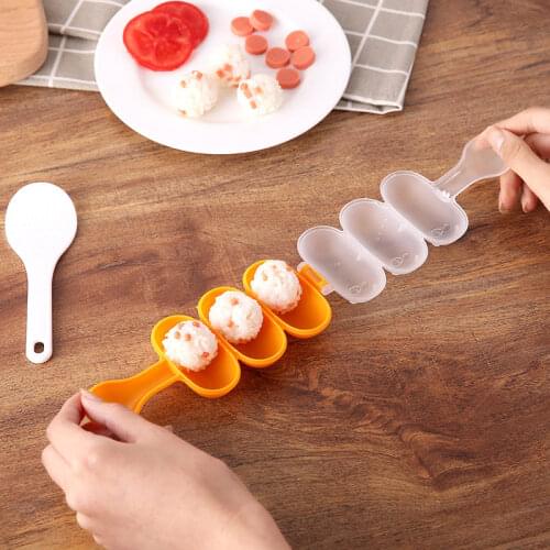 Baby Rice Ball Mold Shakers Food Decoration Kids Lunch DIY Quick Sushi Maker Tool Mould Kitchen Tools Machine Japanese Food
