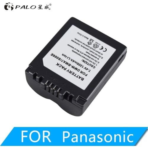 PALO 1pc 1200mAh CGA-S006 DMW-BMA7 CGR-S006E Replacement Battery For Panasonic Lumix DMC-FZ7 FZ8 FZ18 FZ35 FZ28 FZ38 FZ30 Camera