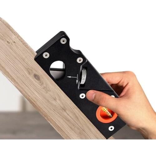 TRANVON Adjustable DIY Woodworking Manual Chamfer Planer Plane Bevel 45 Degrees Trimming Tool Planer