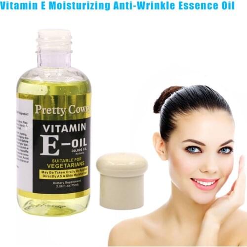 Vitamin E Face Essence Moisturizing Whitening Firming Anti-wrinkle 75ml Skin Care Prettycowry Vitamin E Moisturizing Anti-Wrinkl
