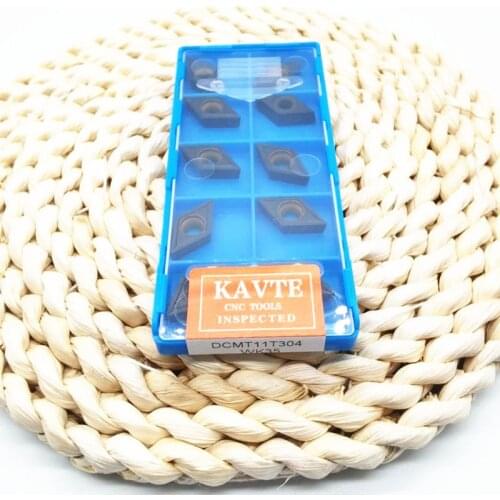 KAVTE 10PCS DCMT11T304 WK35 External Turning Tool Carbide Inserts High Quality CNC Lathe Tools For Cast Iron