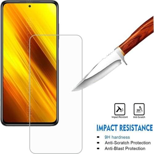 Explosion-proof Front LCD Tempered Glass Film for POCO X3 NFC Screen Protector pelicula de vidro for POCO X3 NFC M2007J20CG Glas