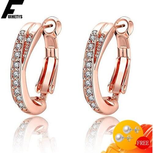 Bali Jelry Fashion 925 Silver Jewelry Earrings Zircon Gemstones Rose Gold Drop Earring Accessories for Women Wedding Engagement