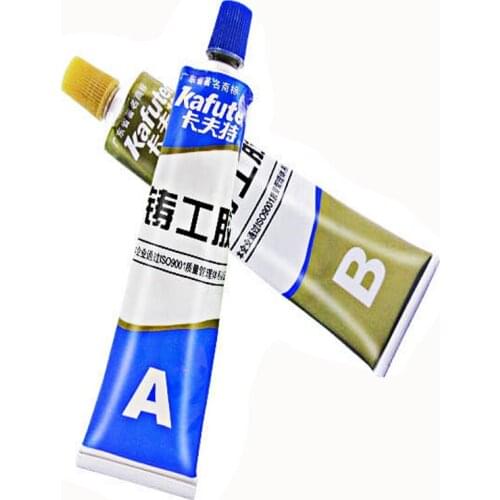 100G2Pcs A+B Metal Repairing Adhesive Super Glue Iron Steel Auto Radiator Water Tank Special Leakage Plugging Welding Glue