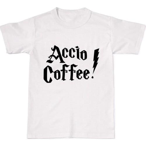 2019 Summer Fashion Men O-Neck T Shirt Accio Coffee Funny Gift Potter Swag Mens Womens Cotton T-Shirt T shirt