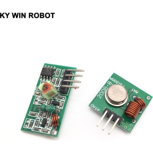 433Mhz RF Transmitter and Receiver Module Link Kit for ARM/MCU WL DIY 315MHZ/433MHZ Wireless for arduino Diy Kit