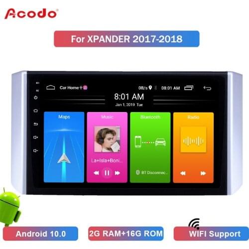 ACODO 2+16G Android 10.0 Car Radio Multimedia Player For Mitsubishi XPANDER 2017-2018 Navigation GPS 2 din