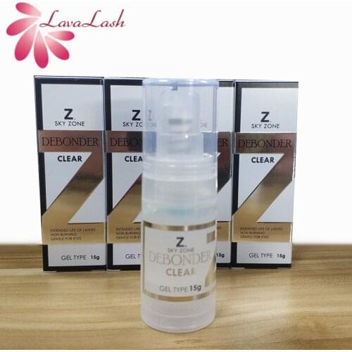 Free Shipping Original Korea Sky Zone Debonder Fast Sensitive Eyelash Extensions Sky Glue Gel Remover Clear 15g No Burning