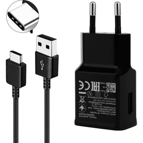 Fast Charger for Samsung Galaxy A12 A32 A41 A42 A52 A72 F62 A41 A51 A71 5G A81 A91 A02S With USB Type C Cable Charging Adaptive
