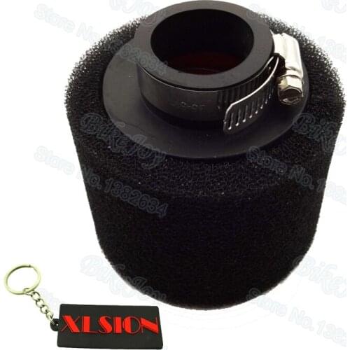 35mm Straight Sponge Air Filter Cleaner Black&Red for 50cc 70cc 90cc 110cc XR50 CRF50 Pit Dirt Bike ATV Quad Buggy Go Kart