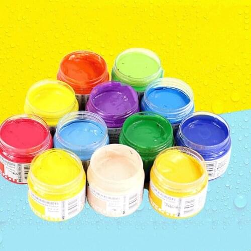 1PCS 100ml Gouache Paint Colour Pigmen Watercolor Textile Painting Students Art Supplies