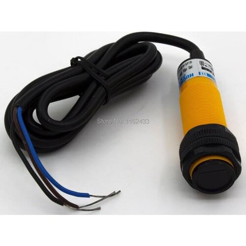 M18 10cm sensing NPN NC E3F-DS10C2 diffuse reflective cylinder amplifier photoelectric sensor switch