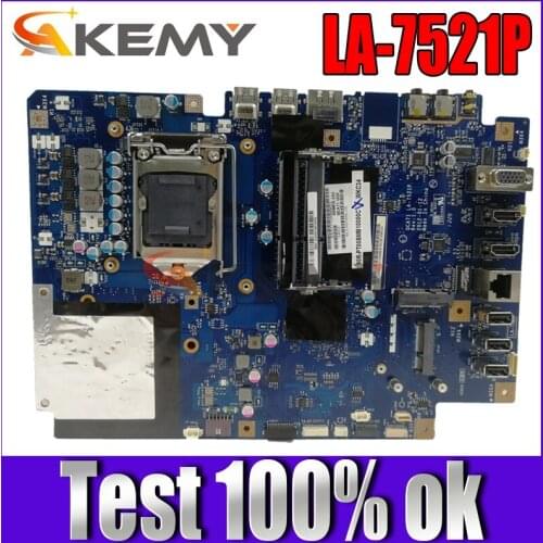 Akemy QCA71 LA-7521P REV:10 AIO PC motherboard for ASUS ET2411I ET2411 Test onboard mainboard