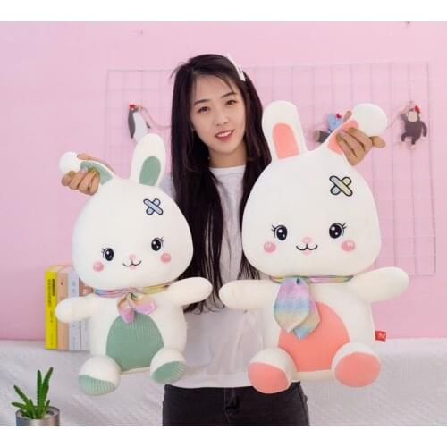 Kawaii Bunny Plush Rabbit Baby Toys Cute Soft Cloth Stuffed Animals Rabbit Home Decor For Children Baby Appease Toys Gift
