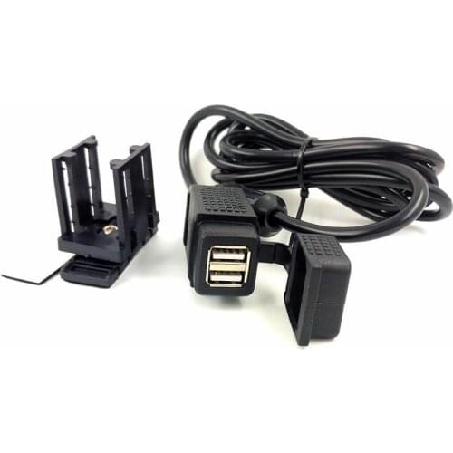 Motorbike 12v USB Charger Power Socket Outlet Adapter Waterproof Intelligent IC Mobile Phone Power Supply Charger Port Socket