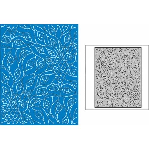 New Spotted Ornate Peahen Background Plate Craft Embossing Mold 2021 Metal Cutting Dies for DIY Scrapbooking Album Card Making