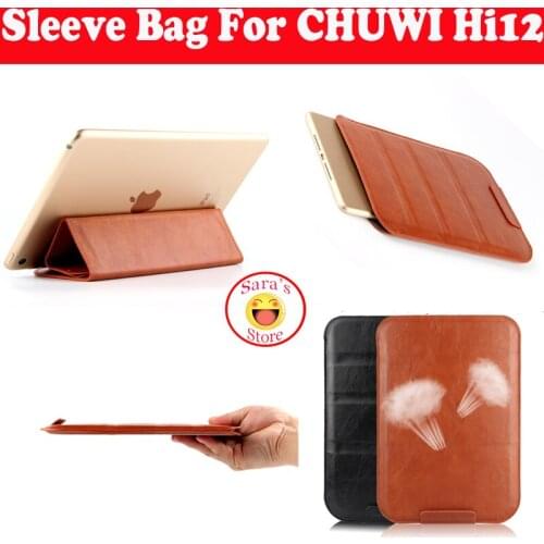 New And High Quality PU Sleeve Messenger Bag Case For CHUWI Hi12 12" Tablet PC Protectiv Pouch Cover,Free Shipping And Gifts