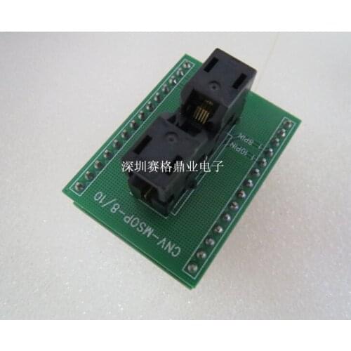 Opentop 100%New&Original MSOP10/DIP10 MSOP8 IC Burning seat Adapter testing seat Test Socket test bench in stock free shipping