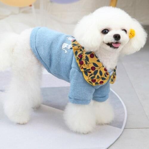 Autumn Winter New Pet Clothes Small Dog Cat Cartoon Sweaters Winter Dog Sweaters for Small Dogs Puppy Dog Shirt Clothes