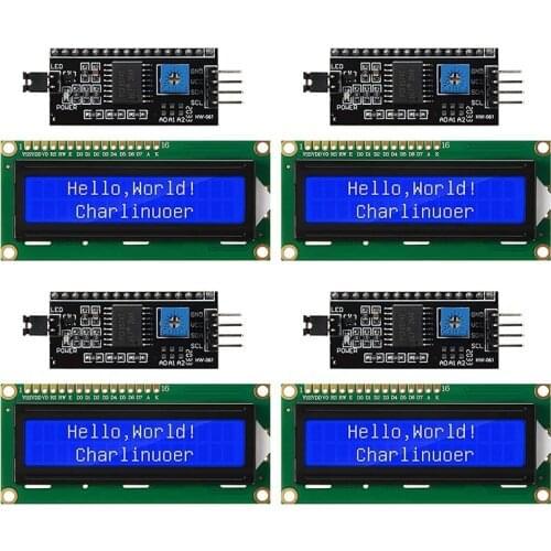 IIC/ I2C/ TWI LCD Serial Interface Adapter And LCD Module Display Backlight Compatible With For Arduino R3 MEGA2560