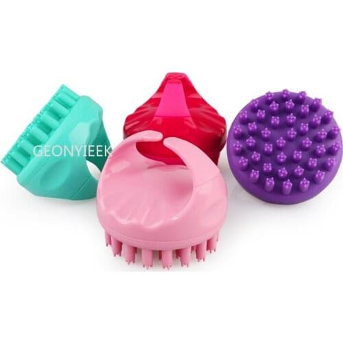 1Pcs Shampoo Brush Handheld Scalp Meridian Massage Brush Shower Hair Comb Portable Shampoo Brush Hair Care Comb