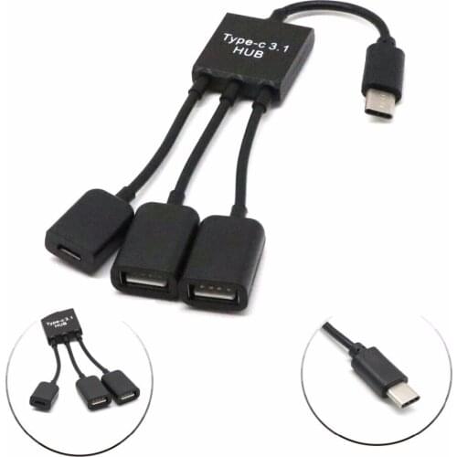 USB C HUB USB-C to 3.1 HUB HDMI Thunderbolt 3 Adapter for MacBook Samsung Galaxy S9/S8 Plus Huawei P20 Pro Type C USB HUB