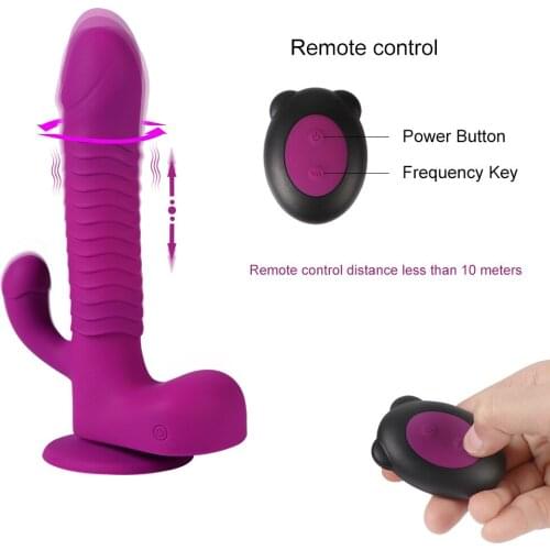 Male and female masturbation device 360-degree wireless remote control rotating telescopic vibration simulation penis adult erot