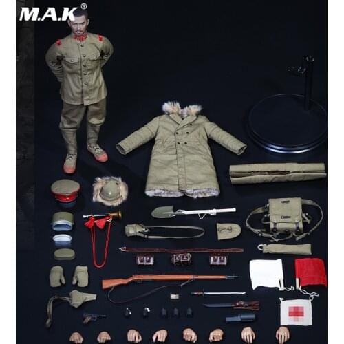 1/6 Scale Male Soldier Suit Model WWII series 1938 IQO NO.91002A Hailar Scout Full Set Action Figure For Collection