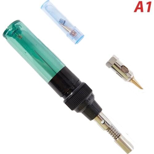1PC 1300 Celsius Butane Gas Welding Soldering Irons Welding Pen Burner Blow Torch Gas Soldering Iron Cordless Butane Tip Tool