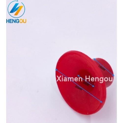 10 hengoucn red rubber sucker for offset printer machine parts