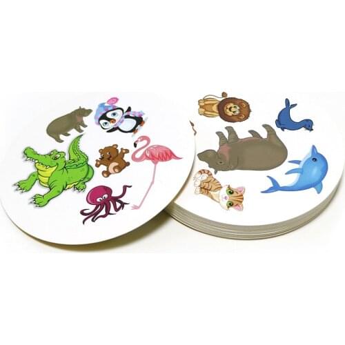 16 kits Entertainment toys travel strategy game gifts metal box animals flash pair board game fun For Family Party