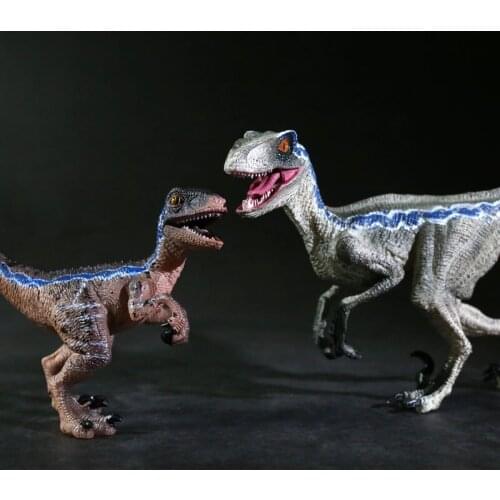 2021 Fashion Novel and Funny Toy Jurassic Dinosaur World Simulation Solid Velociraptor Childrens Gift Tabletop Decoration