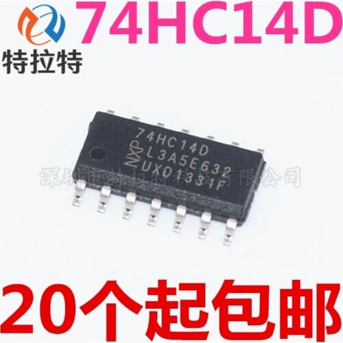 20PCS 74HC14D SOP14 74HC14 SOP SN74HC14DR SN74HC14 SMD new and original IC