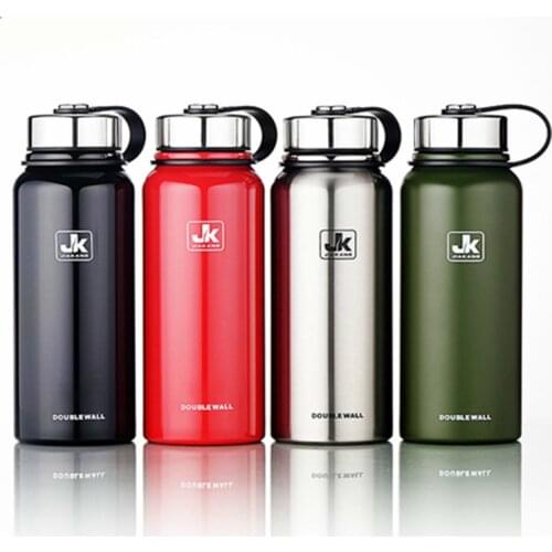 800/1100/1500ML Portatile di Grande Capacita In Acciaio Seel Thermos Bottiglia di Sport All'aria Aperta Boccetta di Vuoto