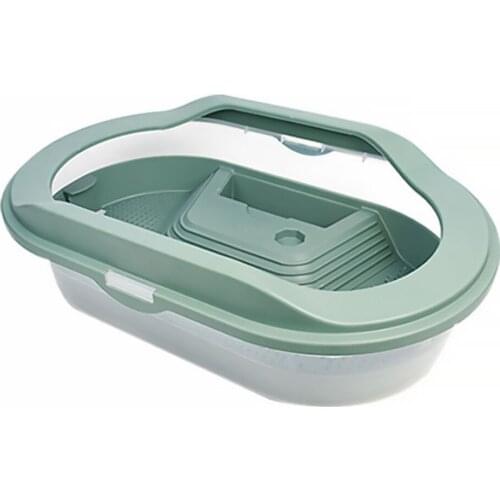 Turtle Tank Aquarium Reptile Habitat Tank with Platform and Swimming Area