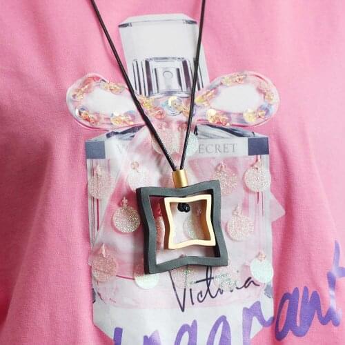 D&D Aluminium Pendant & Necklaces Long Statement Necklace Rope Sweater Chain Women Fashion Jewelry 2021 Wholesale Presents