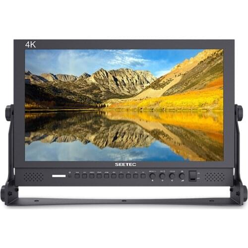 Seetec 17.3 Inch IPS Aluminum Design 1920x1080 4K Broadcast Monitor with 3G-SDI HDMI AV YPbPr 4K173-9HSD-192(Original P173-9HSD)