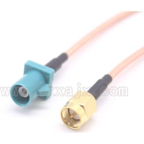 FAKRA cable Fakra Z male Plug to SMA male Plug connector for GPS Antenna Extension Cable Pigtail Cable RG316 free shipping