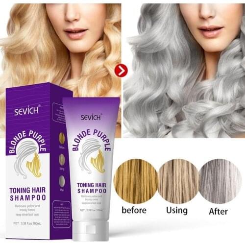 Acid Hair Mask Moisturizing Conditioner Color-fixing Purple Shampoo Purple Shampoo Removes Yellow Amino After Bleaching Shampoo