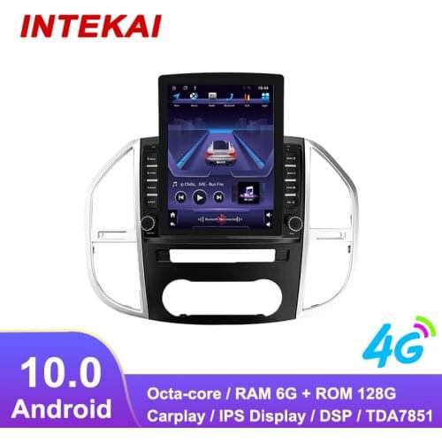 9.7" Vertical Style Tesla Screen Android Car Radio GPS Navigation multimedia player for Mercedes Benz W447 Vito 3 2014-2020