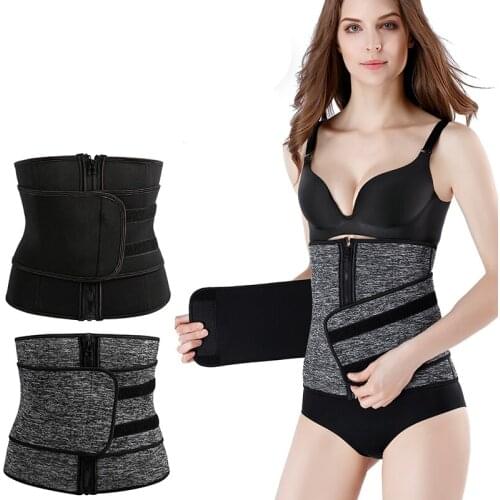 Neoprene Waist Cincher Control Belts Slimming Tummy Shapers Shapewear Women Plus Size Fat Reducing Belt Girdles Binders S