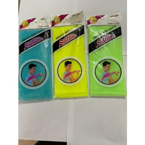 New 2-piece beauty exfoliating cloth face towel, Japanese bath towel, nylon bath towel, skin polishing towel