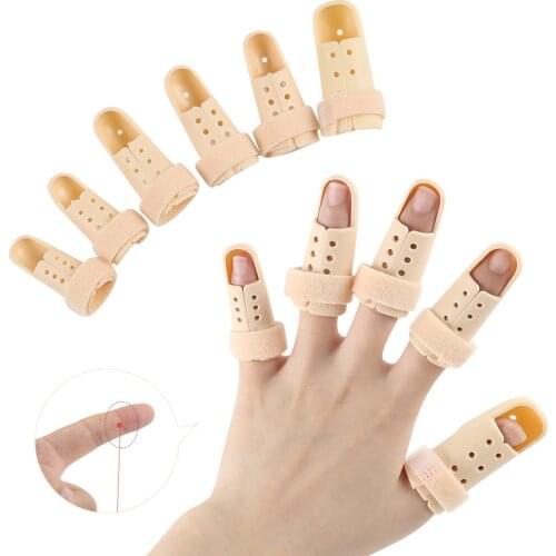 Finger Splint Brace Adjustable Finger Support Protector for Fingers Arthritis Joint Finger Injury Brace Pain Relief